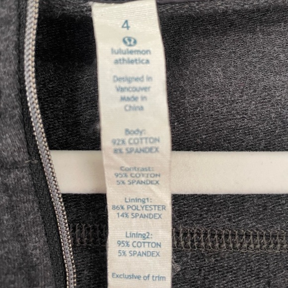 Lululemon pullover with Zip Front Size 4 - Picture 7 of 7